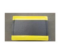 Anti--Fatigue Conductive Mat, Heavy Duty Soft Sponge Ergonomic Design, Non-Slip Waterproof for Industrial Work, Black, 60 x 100 x 2 cm/24 x 39 x 0,8 in