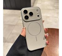 Anti-Fingerprint Magnetic Phone Case for 12-17 Series, Solid Color Matte Magnetic Case for iPhone 17 Pro Max, Anti-Scratch Shockproof Protective (Gray,13)