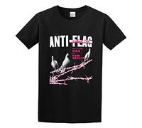 Anti Flag Without End Remix Men's T-Shirt Unisex Black Cotton Hip Hop Print Tee Shirts M