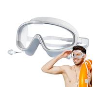 Anti Fog Goggles, Wide View Pool Glasses, 1 to 2cm Difference in Size, Water Sports Eyewear, Uv Protection Leakproof Swimming Glasses Design, Silicone Eye Seal Goggles, Comfortable Swim for Training