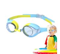 Anti-Fog Kids Swim Goggles, Leakproof Wide View Swimming Glasses for Girls, Comfortable Adjustable Pool Goggles for Travel, Beach, Pool Activities, Water Sports Funs