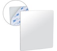 Anti Fog Shaving Mirror With 3m Adhesive, Unbreakable Shower Mirror Sticker Frameless 16cm X 16cm (Square)