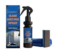 Anti Fog Spray, Long Lasting Windshield Cleaner Solution, 120ml Quick Defog Formula with Effect, Hydrophobic Glass, Car Window Care Liquid, Safety Product for Vehicle and Travel Use