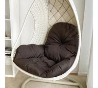 Anti-fouling Coussin épais for Fauteuil Suspendu, Style Nordique, en Polyester, polypropylène et Coton, for hamac ou Dossier de Chaise Simple.(Brown)