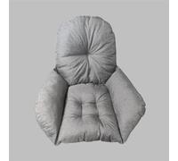 Anti-fouling Coussin épais for Fauteuil Suspendu, Style Nordique, en Polyester, polypropylène et Coton, for hamac ou Dossier de Chaise Simple.(Grey)