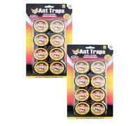 Anti Fourmis 24 PCS, Boîte Anti Fourmises Maison Approche et Evitement,Piège Fourmis Intérieur, Piège à Fourmi en Intérieur Extérieur Prêt l'emploi,la Cuisine, la Maison et Le Stockage Boîtes