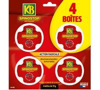 Anti-Fourmis Boîtes Appâts-Pack de 4 x 10g-Élimine le Nid & les Larves-Action Radical au Spinosad-Intérieur & Extérieur