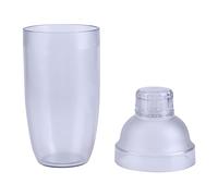 Anti Fuite Transparent Pc Lait thé Cocktail Boisson Shaker Barre Outil 700Cc Petit Shaker en Plastique Cocktail Shaker Transparent