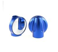 Anti Glare Rétroviseur Rétroviseur Latéral Moto avec Prise pour Vespa GTS 300 250 Sprint Primavera 150, Rétroviseur Convexe Grand Angle Réglable pour Angle Mort(Bleu)