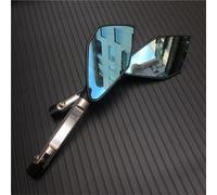 Anti Glare Rétroviseur Rétroviseur Moto avec Boîtier en Aluminium CNC pour Yamaha FZ1, FZ6, MT-07, MT-09, MT-10, avec Réflecteur De Guidon.(Couleur 2)