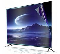Anti Glare TV Screen Protector Anti Blue Light Frosted Film with Anti-Scratch HD Transparency Relieve Eye Strain for LCD Display Bubble-Free Installation For LED/LCD Smart TV(55 inch 1221x689mm)