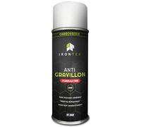 Anti Gravillon Noir | IRONTEK | Aérosol 400ml | Protection carrosserie, Spray Noir, Anti Corrosion, insonorisant Voiture, Bas de Caisse, passages de Roue | Séchage Rapide, Résistant, Repeignable