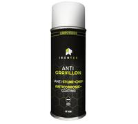 Anti-Gravillon Noir Protection Bas de Caisse 400ml - IRONTEK | IT129 | Fort Pouvoir adhérent | Formule Professionnelle | Anti-Corrosion & Insonorisant | Peut être Peint | Made in France