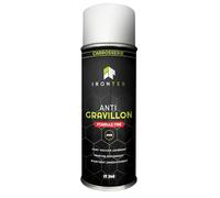 Anti-Gravillon Noir Protection Bas de Caisse 400ml - IRONTEK | IT246 | Fort Pouvoir adhérent | Formule Fine Pro | Anti-Corrosion & Insonorisant | Peut être Peint | Made in France (Formule Fine)