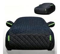 Anti-grêle Bâche Voiture Extérieur Housse Protection Auto Imperméable Respirante Coton Renforcée sur Mesure Anti-UV Coupe-Vent Antipoussière (Noir,pour Ford Puma(1997-2002)