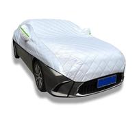 Anti-grêle Demi-bâche pour Mazda CX-60 (2022-) | 4740 x 1890 x 1680 mm | Coton épais, imperméable, résistant aux UV et aux Rayures, idéal pour Les garages extérieurs(Silver)