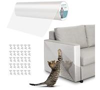 Anti Griffe Chat Canapé 30x300cm Protection Autocollant Invisible de Rayure | pour Porte Matelas Canape Meuble