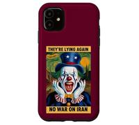 Anti-Guerre Iran Protest Clown Fake News Satire Coque pour iPhone 11