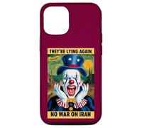 Anti-Guerre Iran Protest Clown Fake News Satire Coque pour iPhone 12/12 Pro