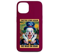 Anti-Guerre Iran Protest Clown Fake News Satire Coque pour iPhone 13
