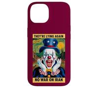 Anti-Guerre Iran Protest Clown Fake News Satire Coque pour iPhone 14
