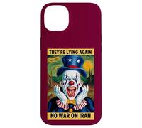 Anti-Guerre Iran Protest Clown Fake News Satire Coque pour iPhone 14 Plus