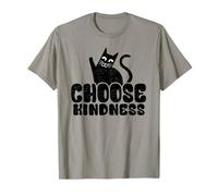 Anti harcèlement Paix Positive Kind Hippie Cat Choose Kindness T-Shirt