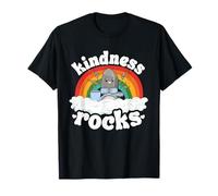 Anti-harcèlement Rainbow Hippie Music Teacher Kindness Rocks T-Shirt