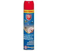 PROTECT EXPERT Foudroyant Insectes Volants & Rampants - 750ml - Moustiques Mites Alimentaires Rampants Fourmis Puces - Action Curative Et Préventive VOLRAMP750