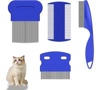 Anti-Lice Comb,4 Pcs Lice Combs,Lice Removal Combs,Stainless Steel Flea Comb,Anti-Flea Comb For Cats And Dogs
