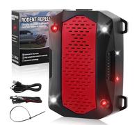 Anti Martre Voiture à Piles,Répulsif à Ultrasons avec Flash LED Intérieur/Extérieur,Répulsif Mobile pour Martres avec Flash,Protection Contre Les Martres pour Voiture,Protection Mobile Les,3 Modes