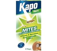 KAPO Pièges à Mites Alimentaires - L'Etui de 2 - Idéal pour éliminer les Mites Alimentaires - Effet Curatif - Protège des Mites, Pyrales et Teignes - Longue Durée, Unique