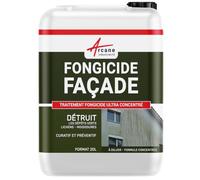 Fongicide concentré Anti dépôt vert pour murs façade - Élimine aussi algues et lichens - ANTI-MOUSSE 20 L