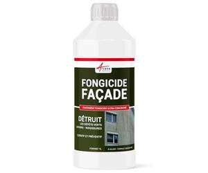 Anti Mousse Façade Ultra Concentré - Nettoyant Mur Extérieur et Crépi - Élimine Mousses et Verdissures - Traitement Curatif et Préventif - 1 L (jusqu'à 250 m²) - ARCANE INDUSTRIES