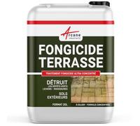 Fongicide Anti dépôt vert concentré pour terrasse et sols - Élimine aussi algues et lichens - ANTI-MOUSSE - 20 L - ARCANE INDUSTRIES