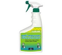 CLAIRLAND Pulvérisateur Anti-DépÃŽts Verts Toitures et Terrasses, Dallages, Prêt à l'emploi, 750 ml, CLAIRMOUS750, Vert
