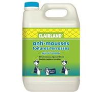 CLAIRLAND Bidon Anti-DépÃŽts Verts Toitures et Terrasses, Dallages, Murs, Solution prête à l'emploi pour pulvérisateur, 5 L, CLAIRMOUS5000, Vert