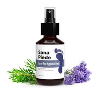 Anti mycose des pieds BIO de Sana Piede |100 ml| Spray pour Soin des Pieds |Soins Antifongique naturel |Huile essentielle Arbre à Thé (tea tree), magnesium et lavande |Fini les champignons de pied !