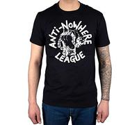 Anti Nowhere League Merch The Perfect Crime Clair T-Shirt Graphic Top Printed Tee Shirt for Mens Black L