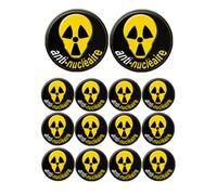 Anti-Nu ire (2 Fois 10cm & 12 Fois 5cm) - Sticker/Autocollant