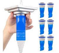 Anti-odeur Drain de Sol Douche - Valve unidirectionnelle, siphon de sol en silicone réglable pour évier - Insert de drainage Bouchon de vidange Attrape-cheveux Scellant Joint de piège à crépine d