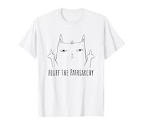 Anti Patriarcat Chat drôle Feminisme T-Shirt