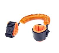 Anti Perdu Poignet Ceinture pour Enfant, Laisse pour Enfant 1-10 Ans, Harnais Poignet de Sécurité Enfant avec Serrure, Confortable Rotation à 360 ° Poignets cordon pour Enfants (Orange 2M)