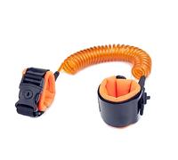 Anti Perdu Poignet Ceinture pour Enfant, Laisse pour Enfant 1-10 Ans, Harnais Poignet de Sécurité Enfant avec Serrure, Confortable Rotation à 360 ° Poignets cordon pour Enfants (Orange 2,5M)