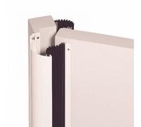 Anti pince-doigts - côté feuillur - blanc - joint EPDM - Elegance RIVINOX