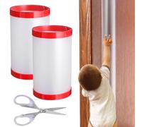 Anti Pincement Protection Doigt, 2 Pcs Anti Pince Doigt Porte, Porte Anti Pince Doigt 17x120cm, Charnière Garde Bébé Protège-Pincemen, avec Ciseaux, Anti Pincement Porte Enfant, pour École, Animaux