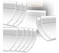 anti-pluie pour portes et fenêtres Bandes D'étanchéité Pour Fenêtres De 25, 35 Et 45 Mm De Largeur, 6, 7, 8, 9 Ou 10 Pièces, Bandes D'étanchéité Auto-adhésives Pour(B-10 PCS,Width 25MM)