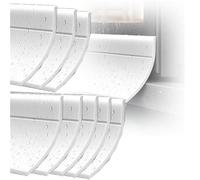 anti-pluie pour portes et fenêtres Bandes D'étanchéité Pour Fenêtres De 25, 35 Et 45 Mm De Largeur, 6, 7, 8, 9 Ou 10 Pièces, Bandes D'étanchéité Auto-adhésives Pour(B-8 PCS,Width 45MM)