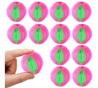 Anti Poil Machine à Laver,12 Anti Poils Animaux Machine a Laver Réutilisable,Boules de Peluches,Boule Anti Poil,Enleve des Poil Animaux pour Les Vêtements et la Literie Enleve Poil Animaux Balle