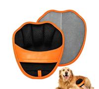 Anti-Poils Animaux Mitaine Nettoyante Brosse Anti-Peluches Électrostatique | Moufle Ramasse-Poils Pour Animaux Pour Lit Canapé Matelas Couverture Coussin Tissus Moquette Meubles Tapis Orange